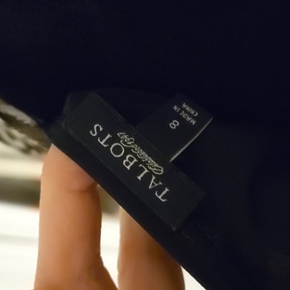 Talbots 8 (2 pc) tank and sheer animal print top - Picture 5 of 7